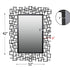 Skye Organic Iron Frame Black Wall Mirror