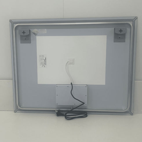 Ivo Rectangular Frameless Frosted Frontlit LED Wall Mirror