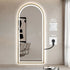 Elwood Arched Full Length Dimmable LED Gold Standing Mirror
