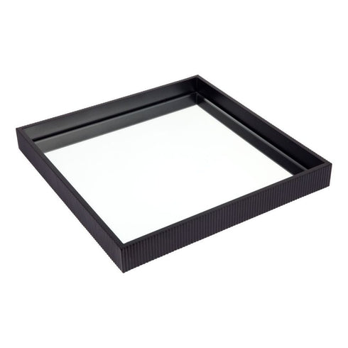 Milos Mirrored Tray Black