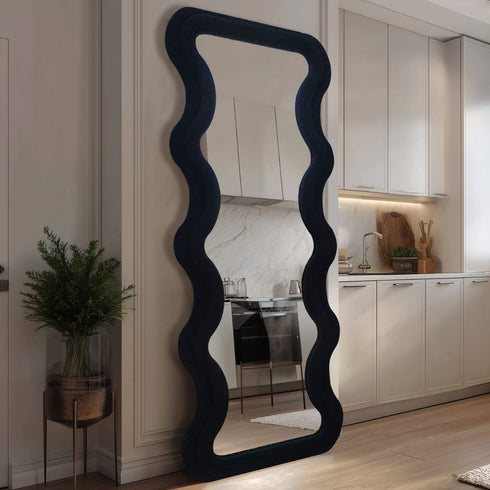 Wavy Teddy plush Velvet frame Black Mirror