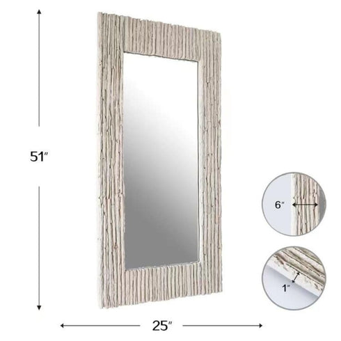 Tavari Full Length Grey Wall Mirror