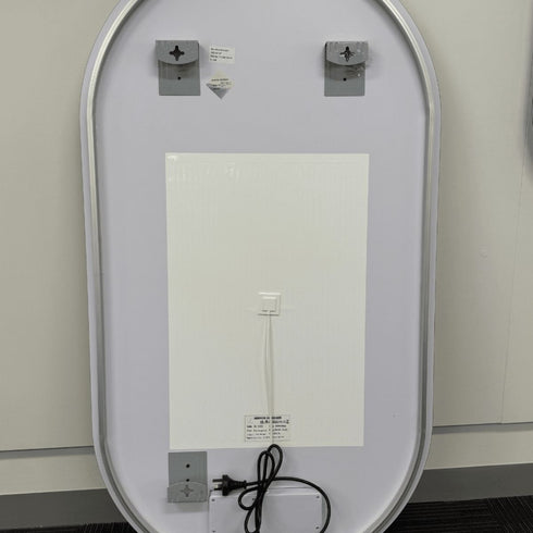 Elda Frameless Oval Backlit LED Wall Mirror
