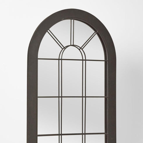 Cathy Arched Black Wall Mirror