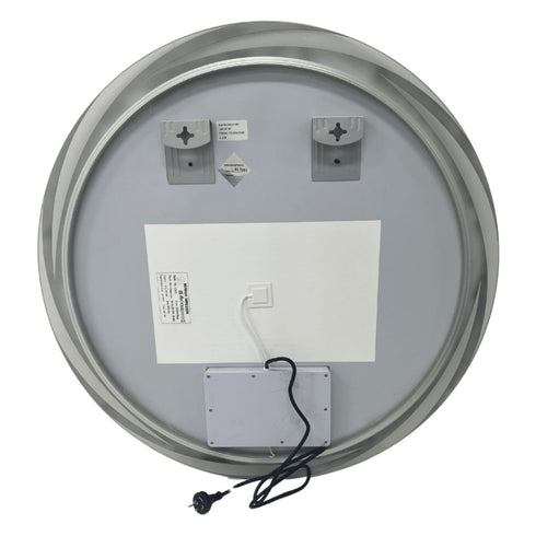 Banksia Frameless Frosted Antifog Right Cut Moon Frontlit LED Wall Mirror