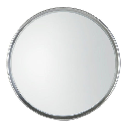 Hank Silver Round Wall Mirror