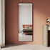 Crisora Black Wall Mirror with Detachable Stand