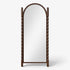 Willow Arch Full Length Dark Wood Wall Mirror