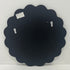 Bondalla Wavy Black Round Wall Mirror