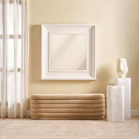 Bernie White Wall Mirror