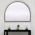 Ansel Arched Black Wall Mirror - Modern Bathroom Vanity Mirror