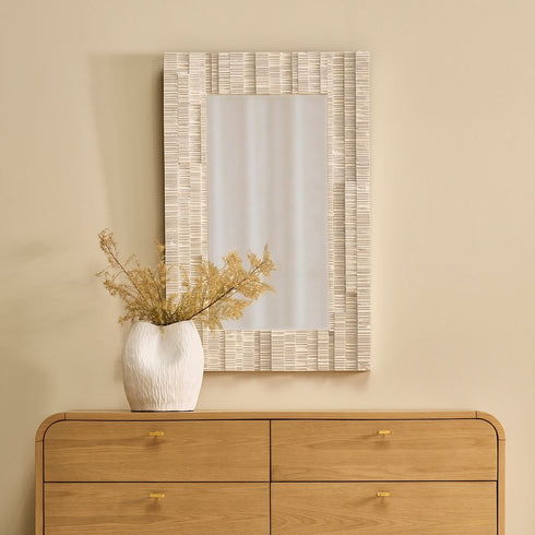 Dani White Wall Mirror