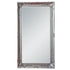 Felicity Ornate Silver Wall Mirror 190x114cm front view