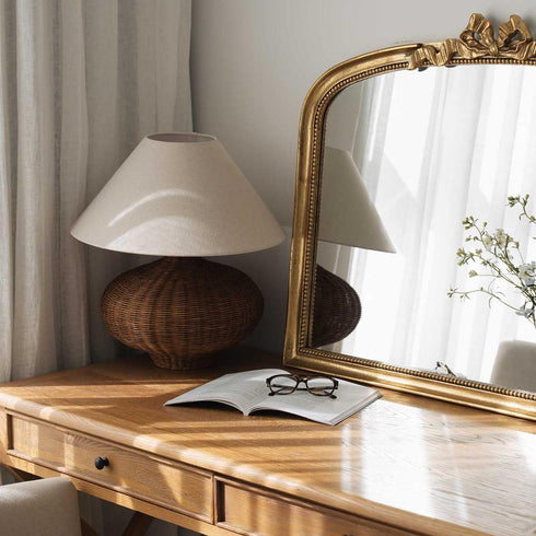 Frenchie Arch Wall Mirror Gold