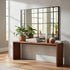 Dalton Black Window Style Wall Mirror
