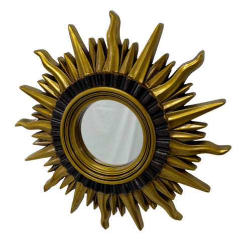 Sunnah Gold Round Wall Mirror