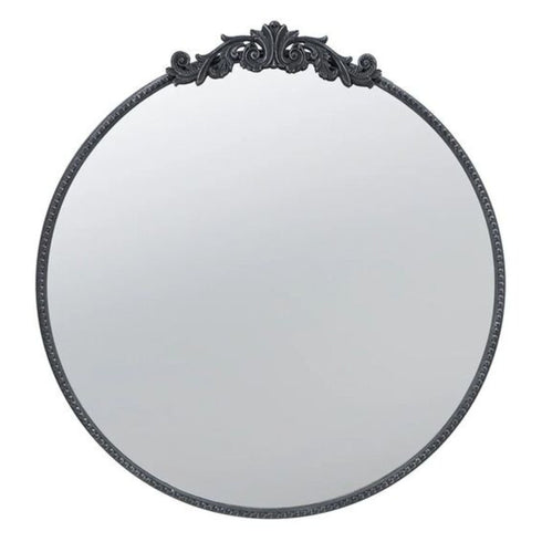Round_ornate_black_mirror