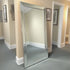 Maddox modern silver wall mirror
