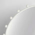 Marga White Round Wall Mirror | Modern Decorative Outdoor Mirror