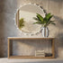 Marga White Round Wall Mirror | Modern Decorative Outdoor Mirror