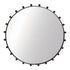 Marga Black Round Wall Mirror | Modern Decorative Outdoor Mirror