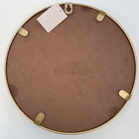 Jenil Gold Round Wall Mirror