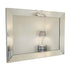 Pax Modern Silver Wall Mirror