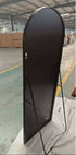 Alisia Arch Black Standing Mirror