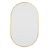 Cyne Pill Brushed Brass Wall Mirror