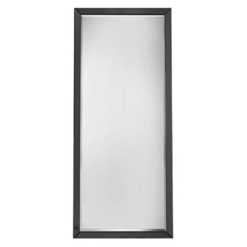 Leah Rectangle Black Wall Mirror