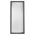 Leah Rectangle Black Wall Mirror