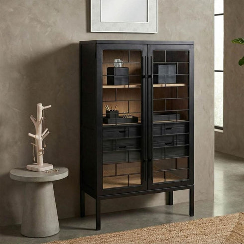 Vaness Square White Wall Mirror