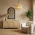 Cathy Arched Black Wall Mirror