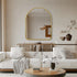 Orin Arched Gold Wall Mirror