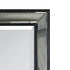 Natalia Black Border Mirrored Frame Wall Mirror