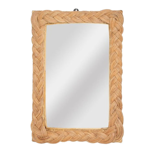 Thiago Woven Rattan Wall Mirror | Natural Decorative Mirror