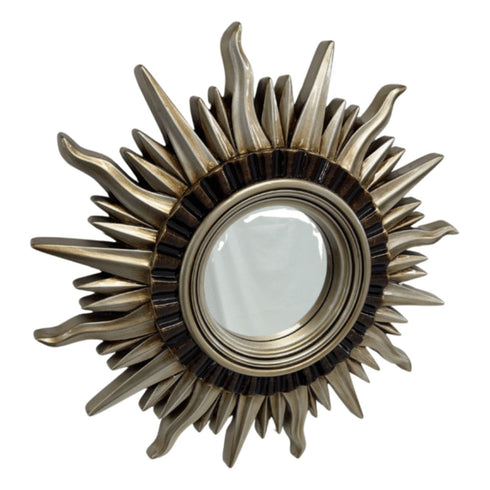 Sunnah Silver Round Wall Mirror