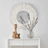 Christine White Round Wall Mirror