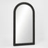 Flora Arched Black Wall Mirror