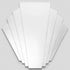 Modern Art Deco fan mirror with layered geometric glass panels