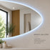 Gordon Irregular Frameless Mirror 1200×700mm - Backlit LED Option