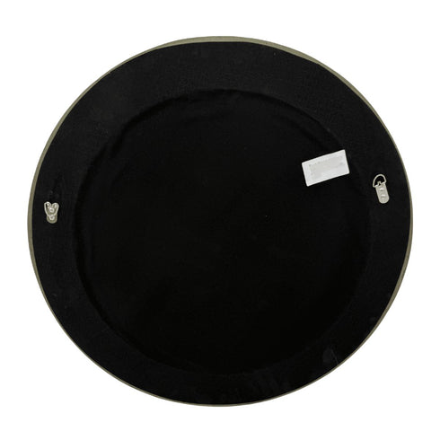 Marletta Antique Gold Round Wall Mirror