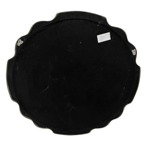 Soraya Vintage Wavy Round Wall Mirror Gold