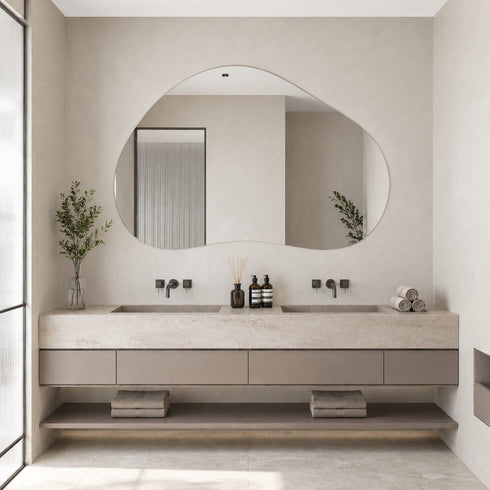 Stellan Organic Backlit Bathroom Mirror