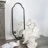 Bryn Slim Full Length Metal Frame Black Wall Mirror
