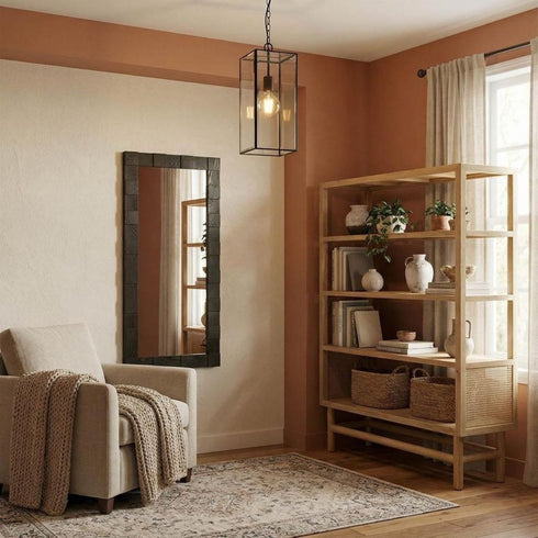 Melanee Black Wall Mirror