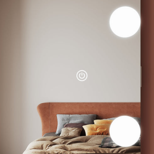 Caio 3 Lighting Modes Full-length LED Standing Mirror with Memory Function