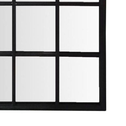 Aldrich Black Outdoor Wall Mirror