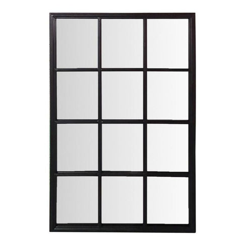 Aldrich Black Outdoor Wall Mirror