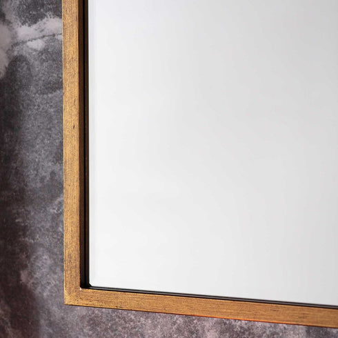 Hirshel Arch Antique Gold Wall Mirror
